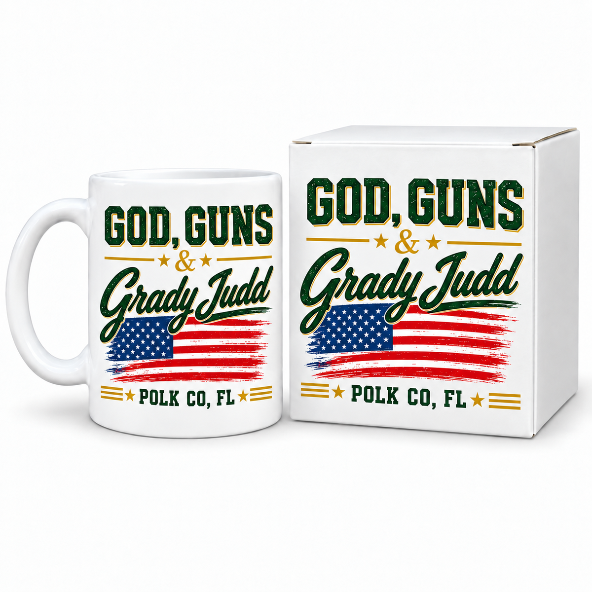 God, Guns and Grady Judd - 11 oz Mug